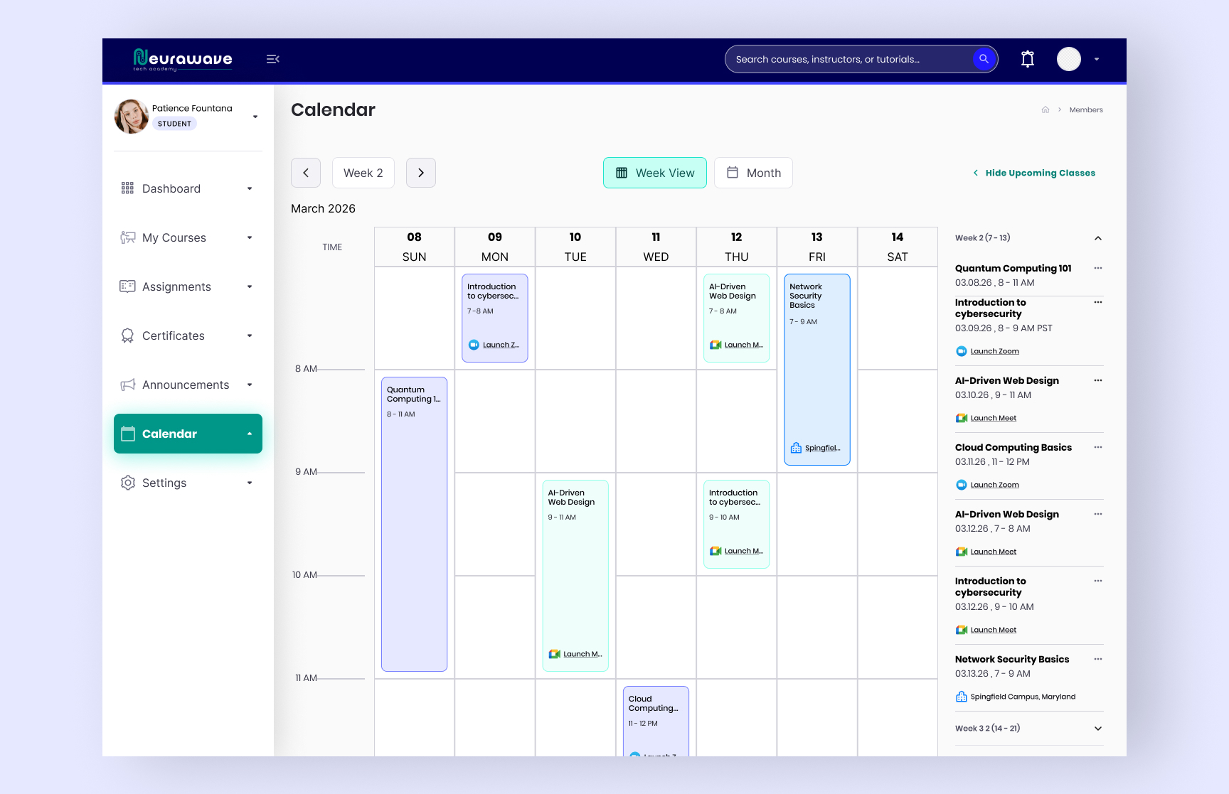 Calendar
